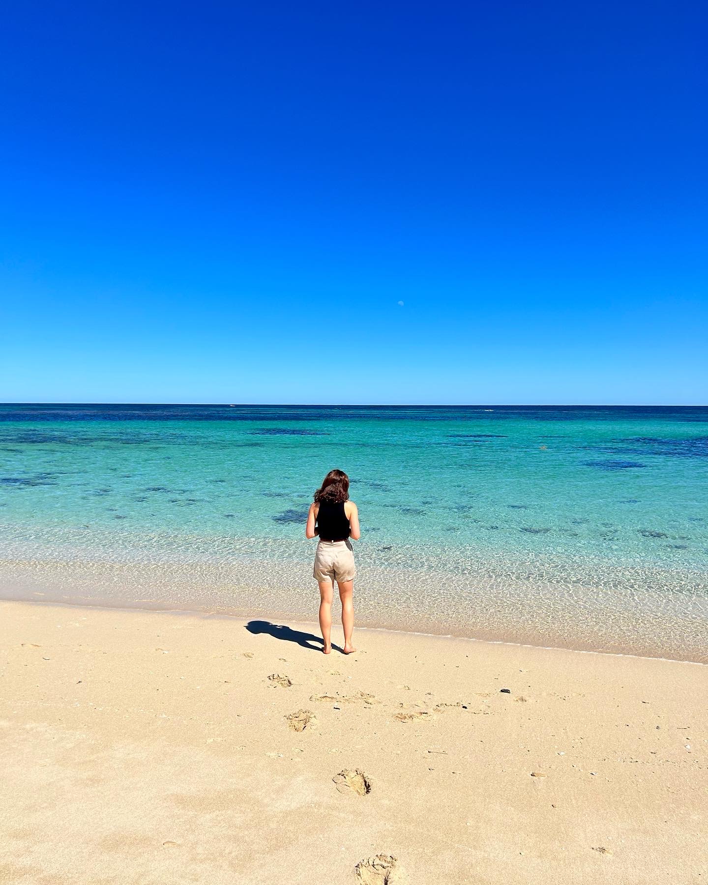 A quiet moment by the sea